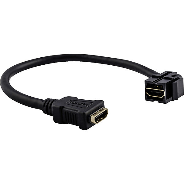 Merten HDMI-Keystone m.Kabelpeitsche sw MEG4583-0002